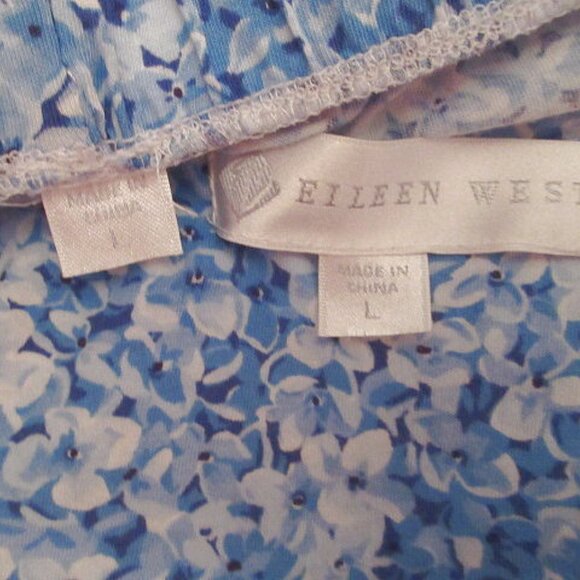 Eileen West Womens Pajamas Size L Soft Modal Cottagecore Top & Pants 2 Piece NEW - Picture 9 of 14